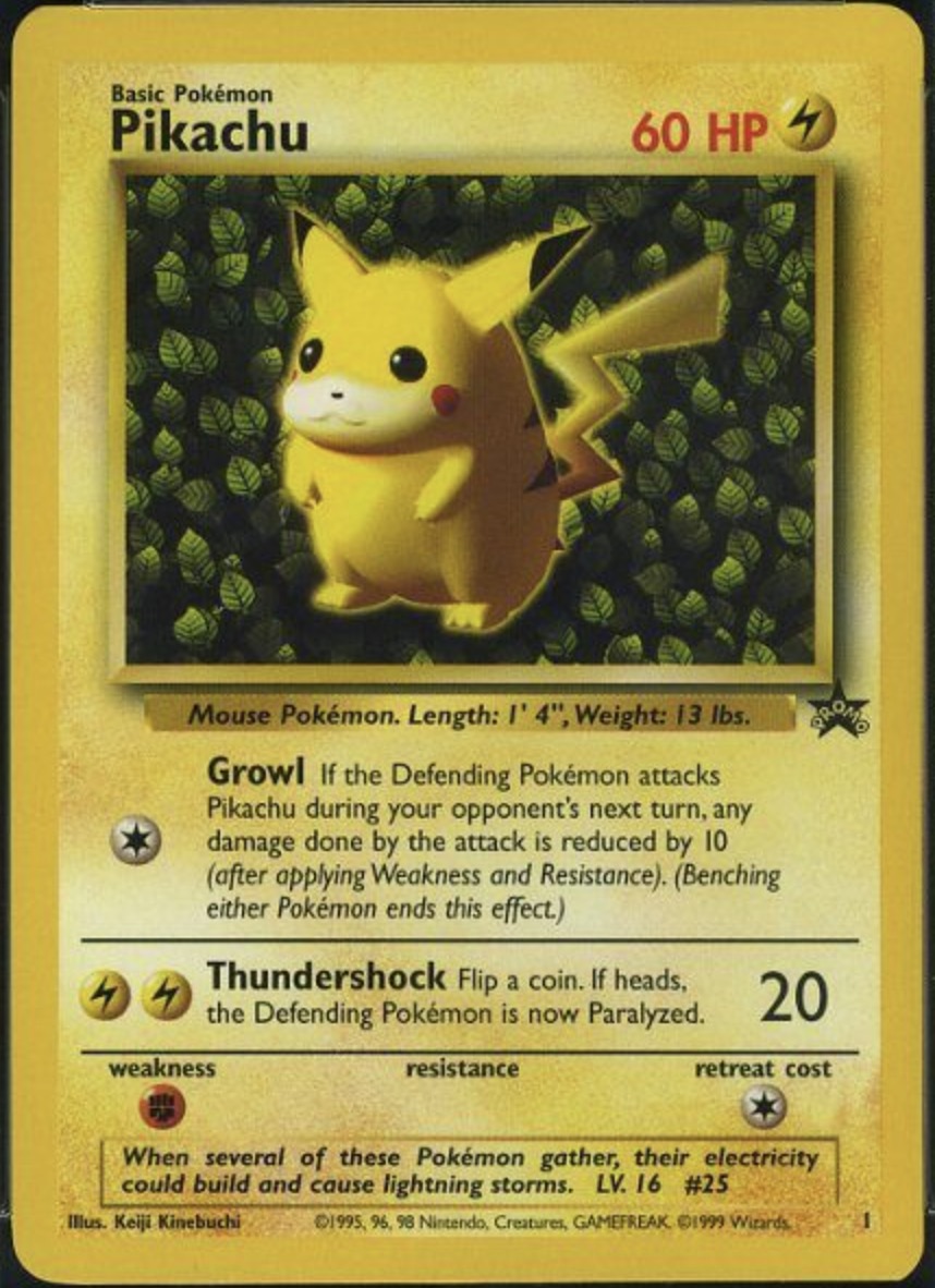 First Edition Promo Ivy Pikachu: Normal Version